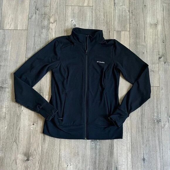 COLUMBIA Black Full Zip Weekend Adventure Jacket Size XS - Picture 2 of 6